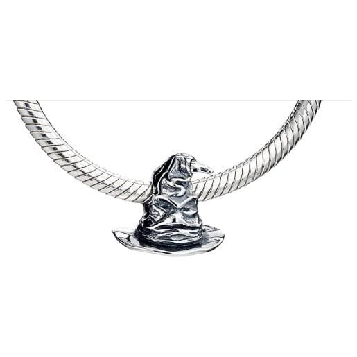 Harry potter the carat shop, charm ufficiale in argento sterling a forma di cappello, argento sterling