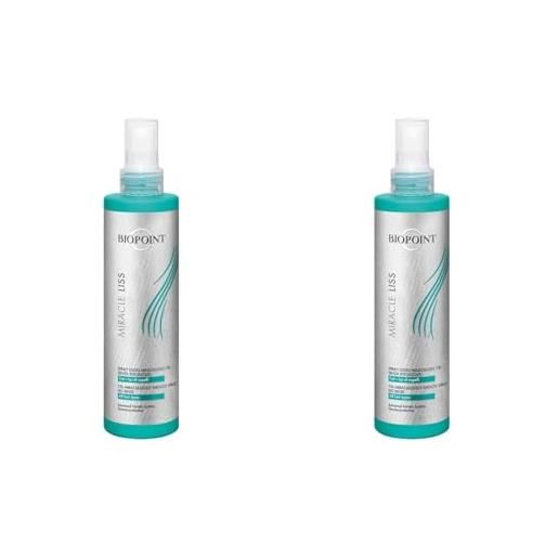 Biopoint miracle liss - spray capelli senza risciacquo 72h, azione anticrespo, lisciaggio 72h, dona morbidezza e leggerezza, 200 ml (confezione da 2)