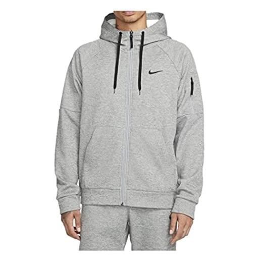 Nike tf hd fz giacca dk grey heather/black l