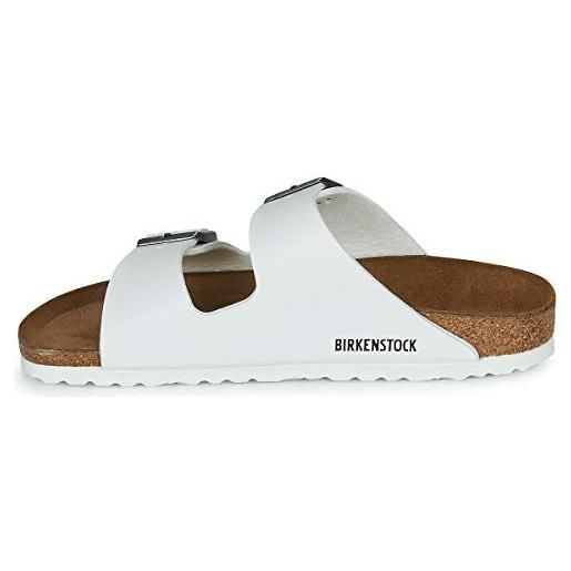 Birkenstock arizona, sandali a punta aperta donna, bianco (blanc blanc), 40 eu