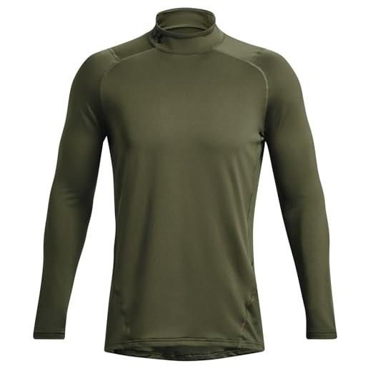 Under Armour cg armour fitted mock long sleeve t-shirt m