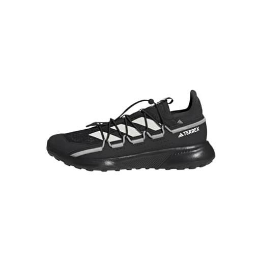 adidas terrex voyager 21 travel shoes, scarpe da escursionismo uomo, core black chalk white grey two, 46 eu
