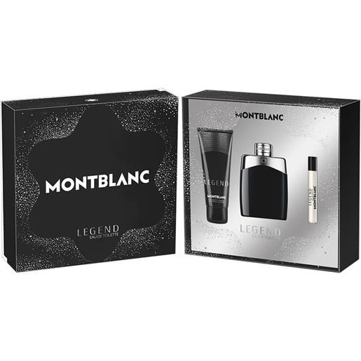 MONTBLANC legend eau de parfum 100 ml + travel size 7,5 ml + shower gel 100 ml