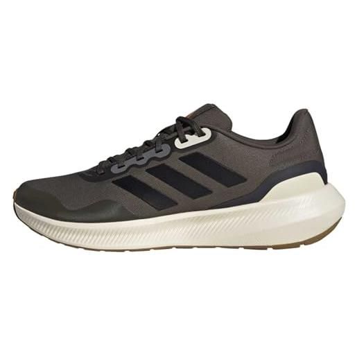 adidas runfalcon 3 tr shoes, sneaker uomo, shadow olive/core black/bronze strata, 40 2/3 eu