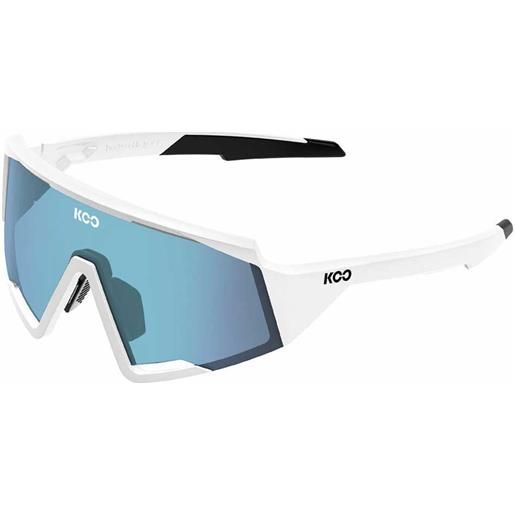 Koo spectro photochromic sunglasses trasparente photochromic turquoise mirror lens/cat1-3