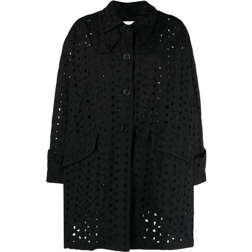 Mackintosh cappotto monopetto humbie - nero