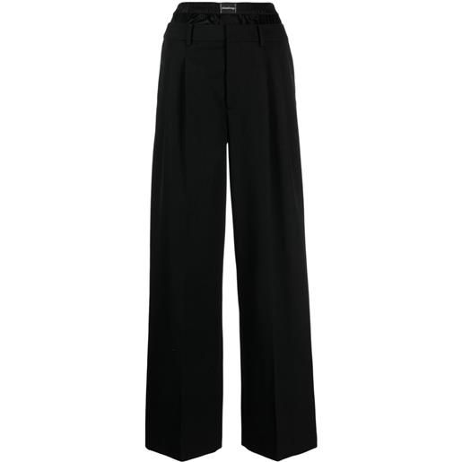 Alexander Wang pantaloni con design a strati - nero