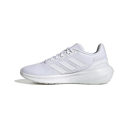 adidas runfalcon 3.0 shoes, sneaker donna, ftwr white wonder quartz core black, 36 2/3 eu