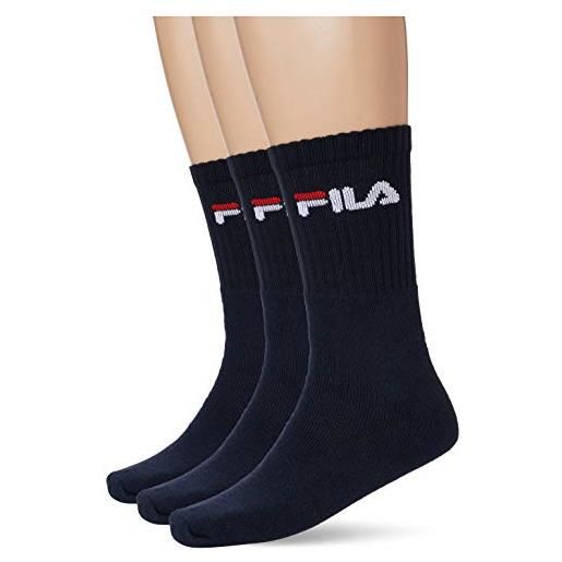 Fila f9505, calze unisex, navy, 43/46