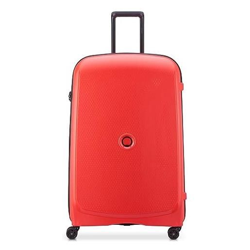 DELSEY PARIS - belmont plus -bagaglio a mano grande rigida espandibile - 82 x 52 x 37 cm - 132 litri - xl - rosso