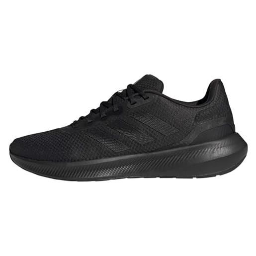 adidas runfalcon 3.0 shoes, sneaker uomo, ftwr white ftwr white core black, 44 eu