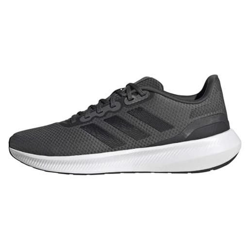 adidas runfalcon 3.0 shoes, sneaker uomo, legend ink ftwr white core black, 44 2/3 eu