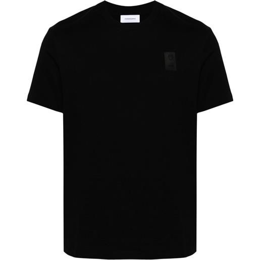 Ferragamo t-shirt con applicazione - nero