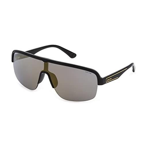 Police splb47 sunglasses, nero (total shiny black), 99 cm unisex
