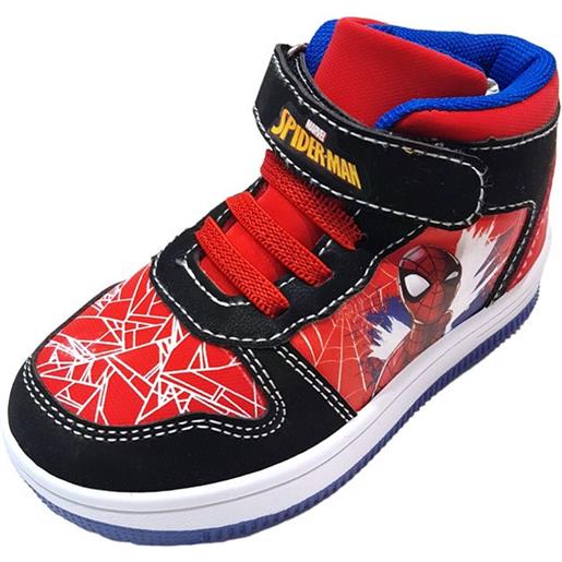 Sneakers alta spider-man colore rosso-nero - easy shoes