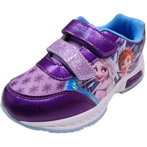 Scarpa ginnica frozen con strappi, colore viola e celeste - easy shoes