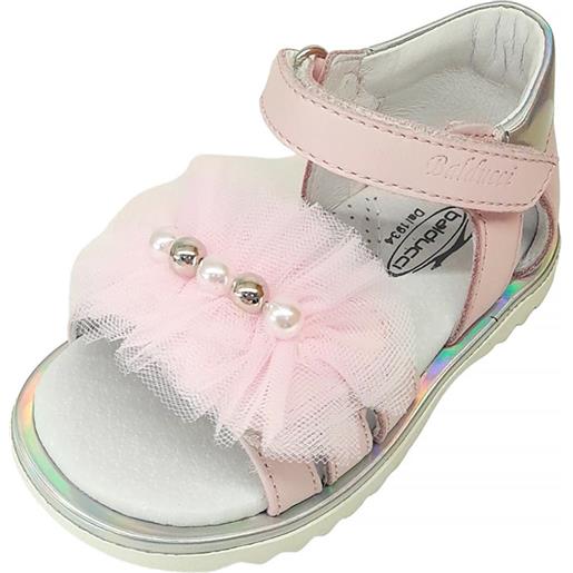 Sandalo bambina con tulle rosa - balducci