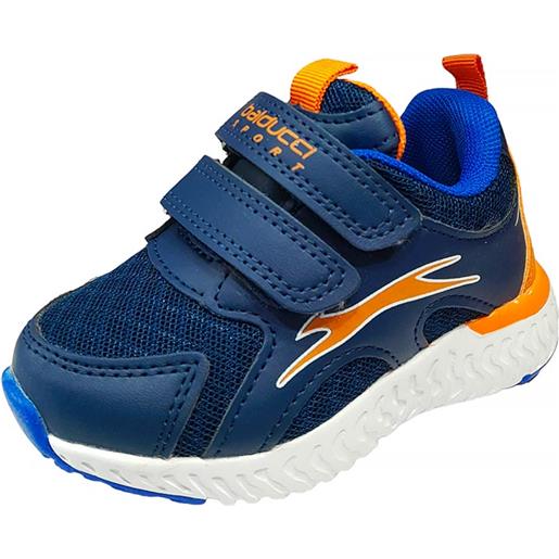 Sneakers colore blu scuro con lacci elastici e strappo - balducci sport