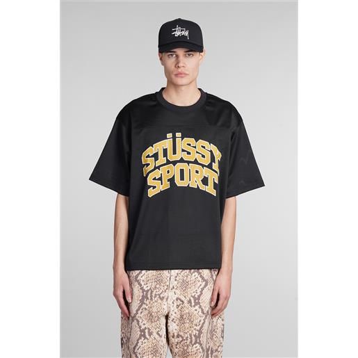 Stussy t-shirt in poliestere nera