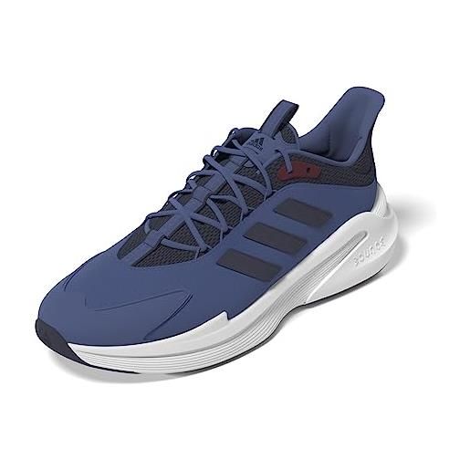 adidas alpha. Edge + shoes, sneakers uomo, halo silver grey two solar red, 41 1/3 eu