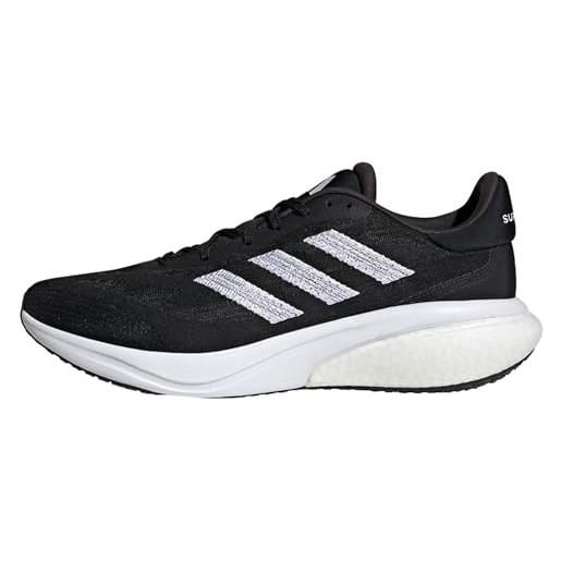 adidas supernova 3 running shoes, scarpe uomo, grey three core black ftwr white, 42 2/3 eu