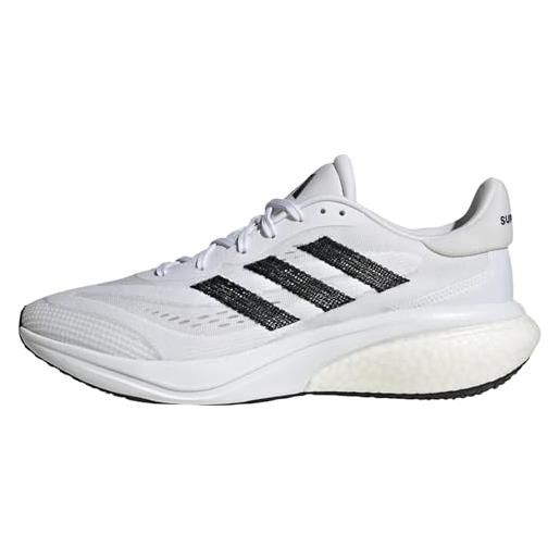 adidas supernova 3 running shoes, scarpe uomo, ftwr white core black ftwr white, 42 2/3 eu