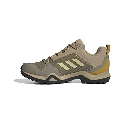 adidas terrex ax3 gore-tex hiking, scarpe da arrampicata basse uomo, beige tone sandy beige victory gold, 38 2/3 eu