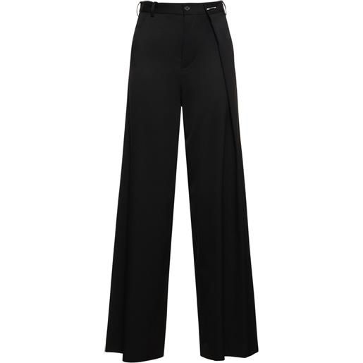 MM6 MAISON MARGIELA pantaloni larghi in misto lana