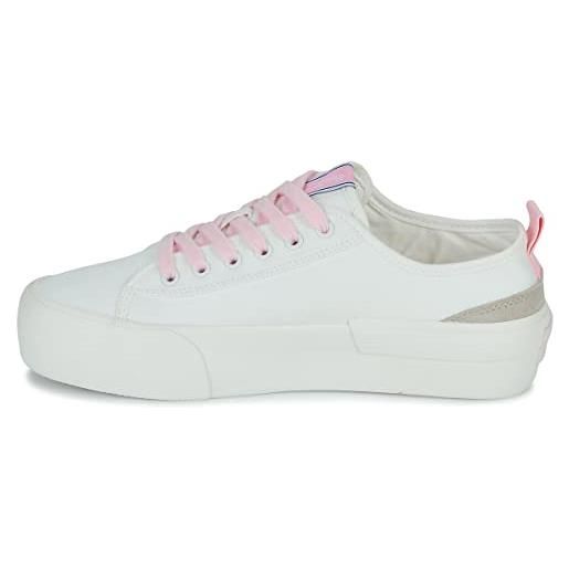 Pepe Jeans allen flag color w, scarpa da ginnastica donna, bianco, 40 eu