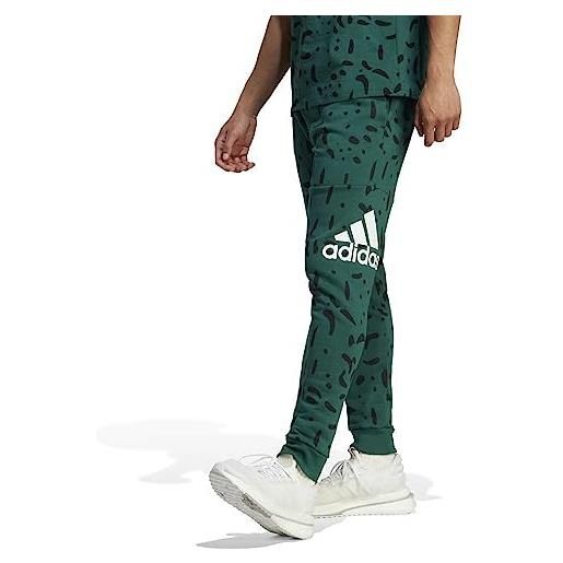 adidas im0419 m bl ft pt aop pantaloni sportivi uomo collegiate green taglia s