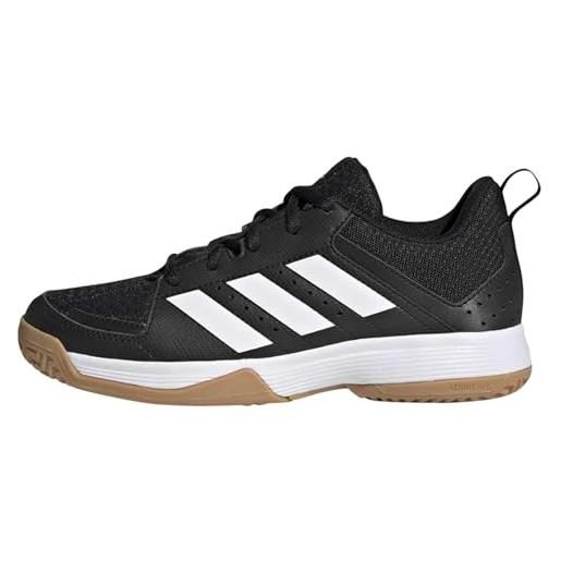 adidas ligra 7 indoor shoes, scarpe da running, bianco (ftwr white/core black/ftwr white), 37 1/3 eu