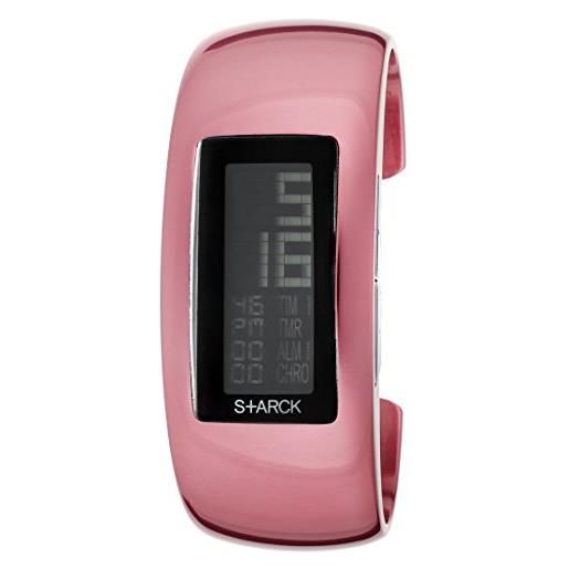 Philippe Starck ph1118 - orologio da polso da donna, cinturino in acciaio inox colore rosa