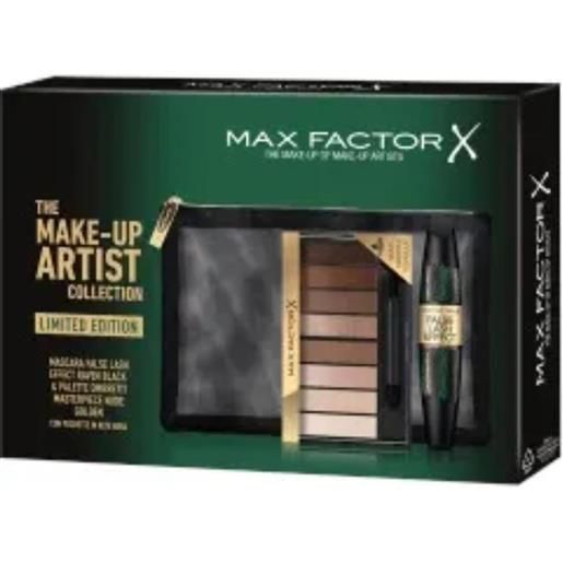 Rimmel max factor kit the make up artist mascara + palette ombretti +