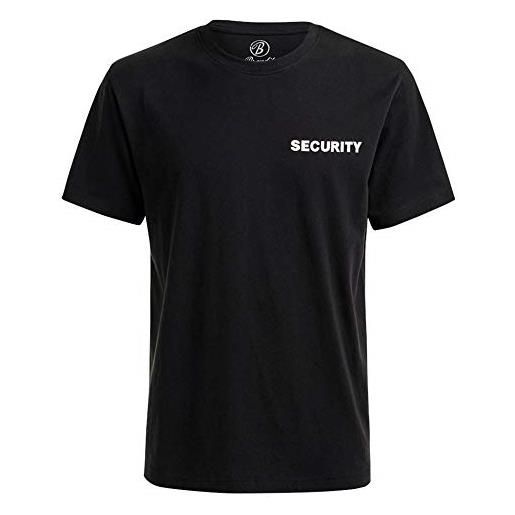 Brandit Brandit security t-shirt, t-shirt uomo, nero (black security), xl