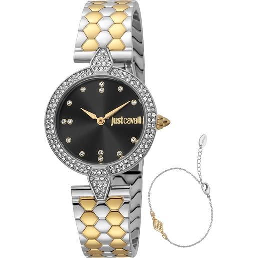 Just Cavalli Time just cavalli mod. Glam chic - special pack + bracelet jc1l159m0095