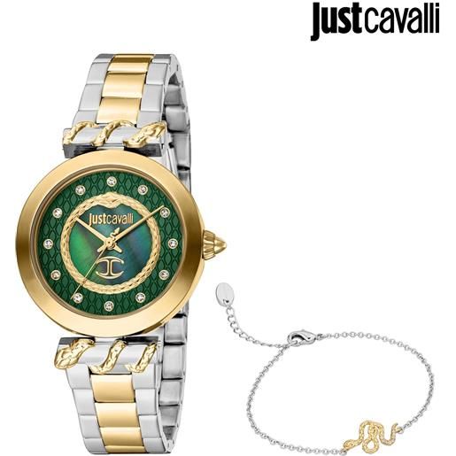 Just Cavalli Time just cavalli mod. Animalier - special pack + bracelet jc1l257m0065
