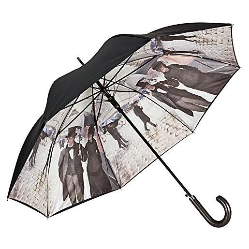 VON LILIENFELD ombrello automatico donna doppio rivestimento arte gustave caillebotte: parigi sotto la pioggia