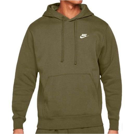 Nike m nsw club hoodie po bb verdone uomo