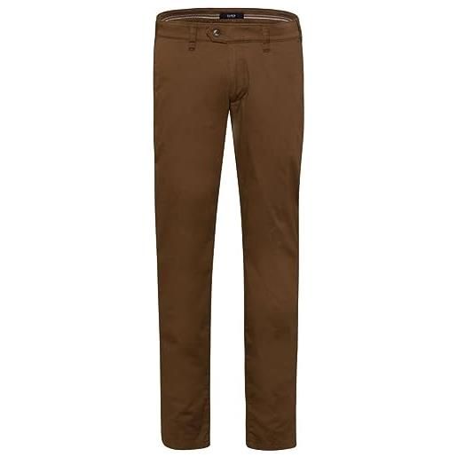 Eurex by Brax john tt thermo cotton, piatto sul davanti pantaloni, beige, 44w x 32l uomo