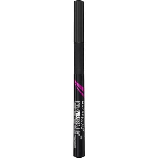 MAYBELLINE NEW YORK hyper precise all day black eyeliner colore intenso tratto sottile 1ml