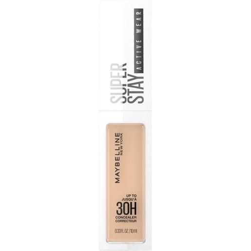 MAYBELLINE NEW YORK super stay active wear 30h concealer 20 sand correttore naturale 10ml