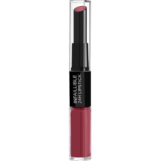 L'ORÉAL PARIS infaillible 24hr lipstick 804 metro-proof rose rossetto 5,7 gr