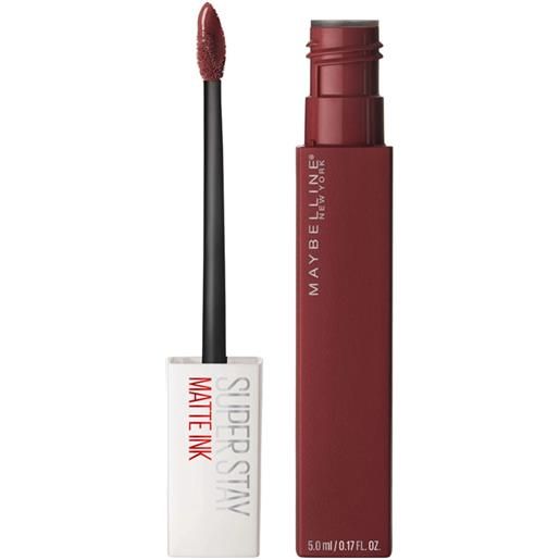 Maybelline New York super stay matte ink 50 voyager tinta labbra coprente lunga tenuta no transfer 5 ml applicatore
