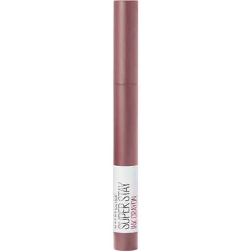 MAYBELLINE NEW YORK super stay ink crayon 15 lead the way rossetto lunga tenuta 1,5 gr