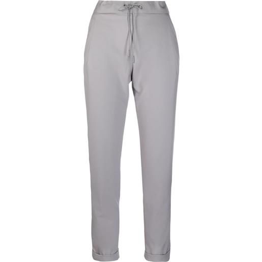 Fabiana Filippi pantaloni con coulisse - grigio