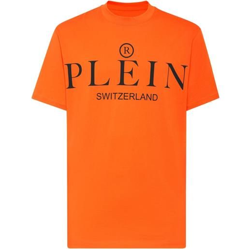Philipp Plein t-shirt con stampa - arancione