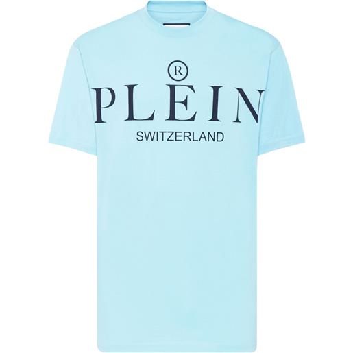 Philipp Plein t-shirt con stampa - blu