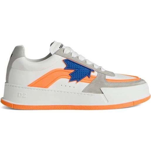 Dsquared2 sneakers canadian con inserti - bianco