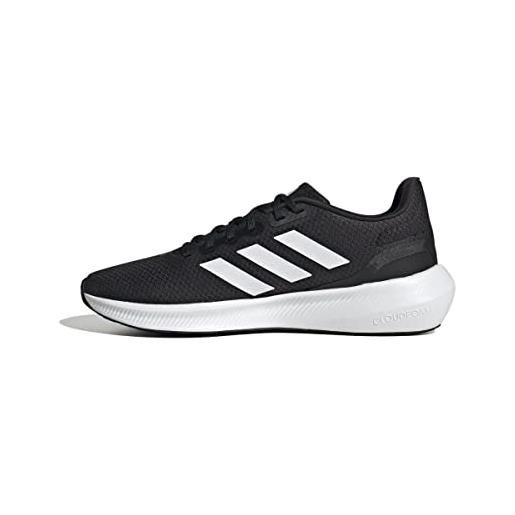 adidas runfalcon 3.0 shoes, sneaker uomo, core black ftwr white core black, 42 eu