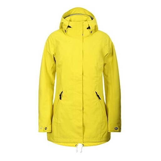 Icepeak giacca impermeabile ep aberdeen, giallo, 44
